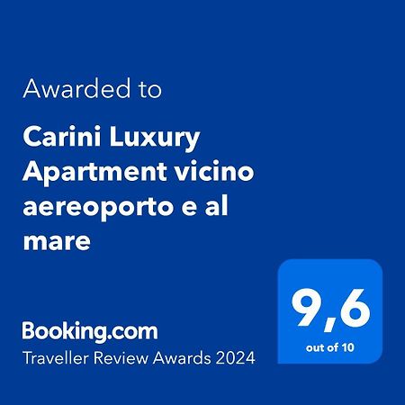 Carini Luxury Apartment Vicino Aereoporto E Al Mare Exteriör bild